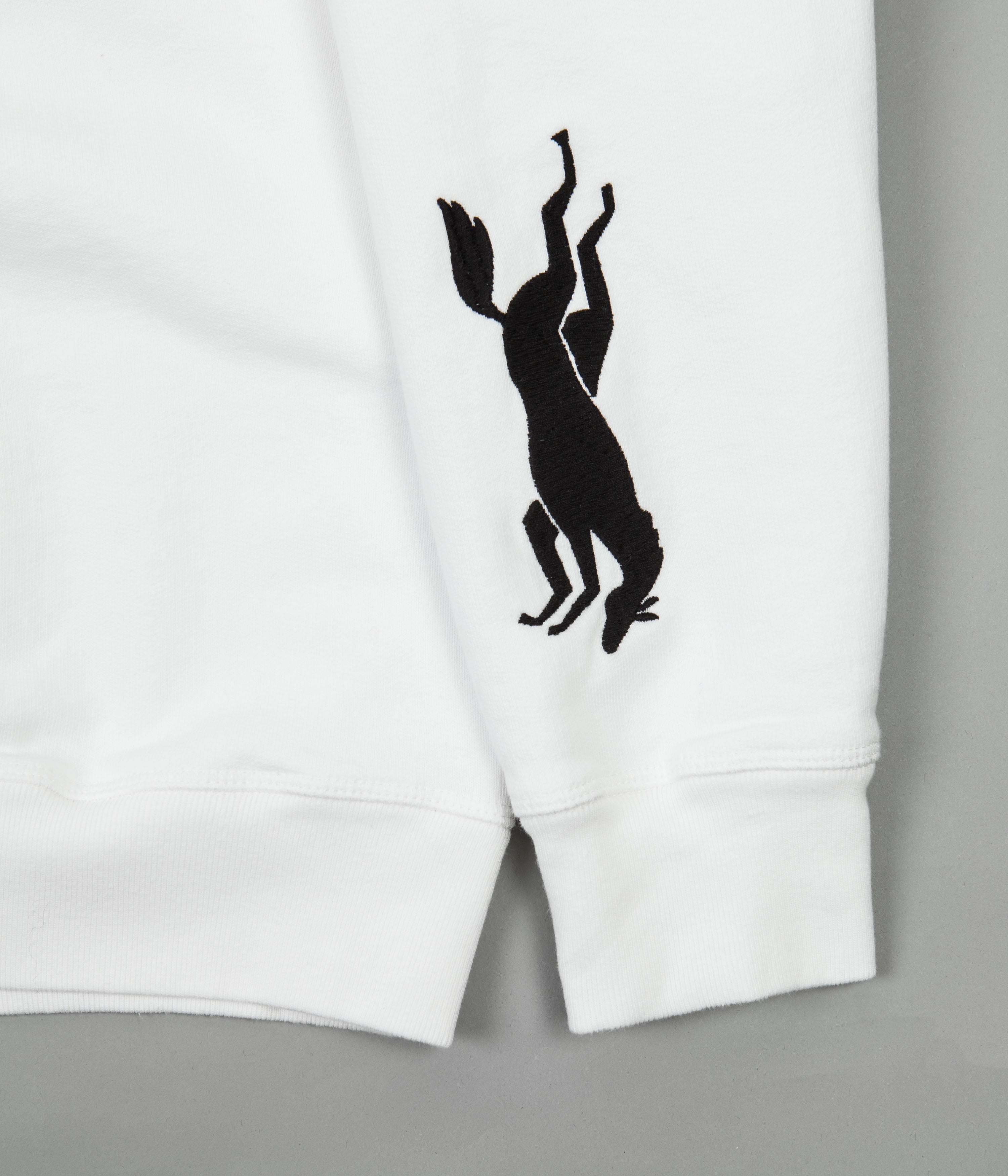 Parra Parra Racing Team Crewneck Sweatshirt - White | Men's & Women's Casual Pullover Hoodie | Perfect for Racing Fans, Streetwear & Lounge Wear