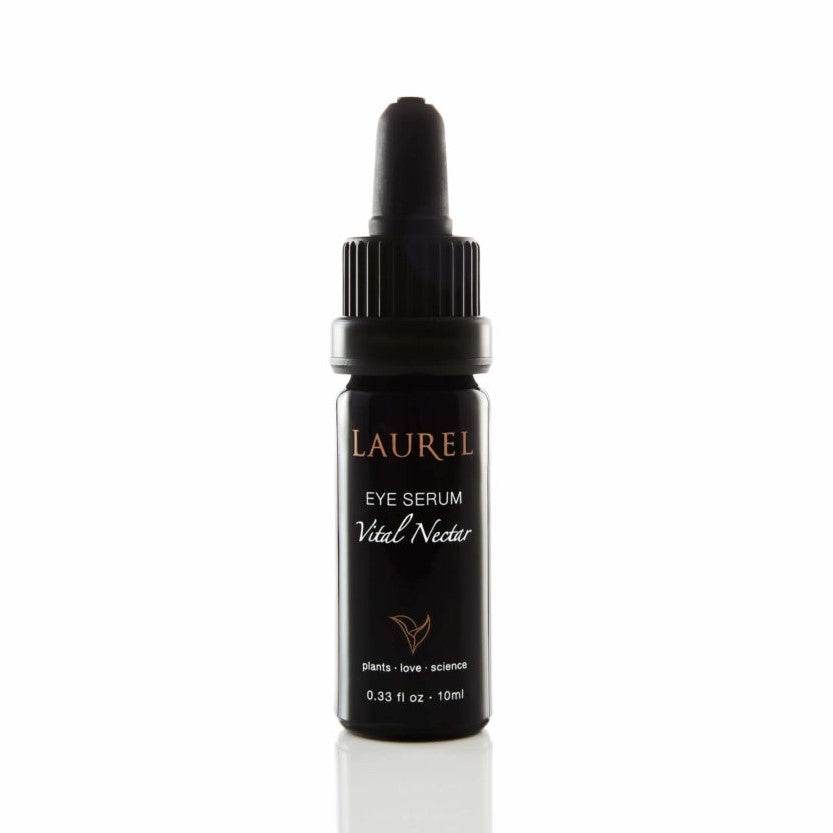 Laurel Eye Serum Vital Nectar - Anti-Aging Dark Circle Treatment for Puffy Eyes | Hydrating & Brightening Under Eye Cream | Perfect for Night Routine & Travel Skincare