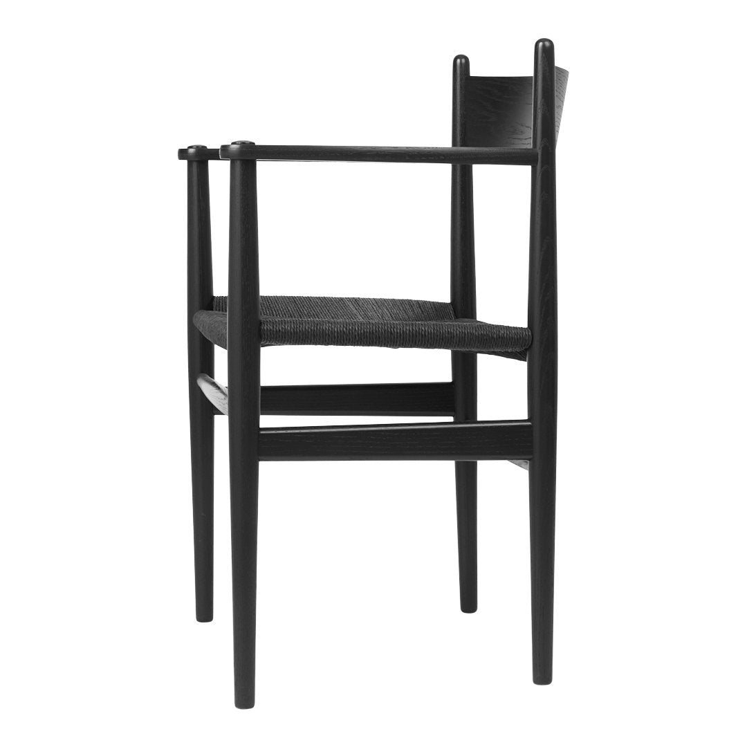Carl Hansen & Son Wegner CH37 Armchair - Mid-Century Modern Lounge Chair for Living Room, Office & Reading Nook