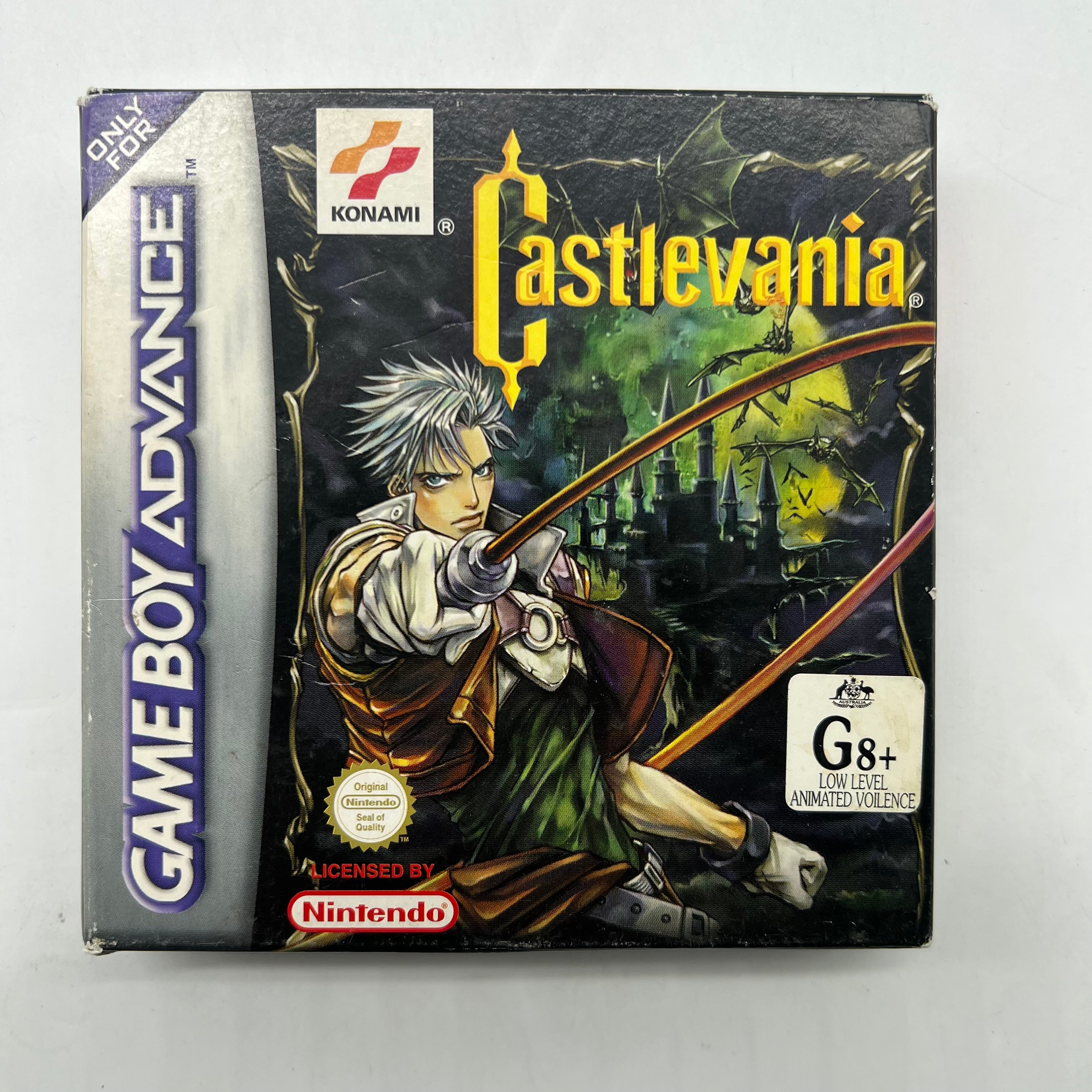 Castlevania GBA Game - Complete Boxed Edition with Manual (PAL) - Perfect for Retro Gaming Collectors & Handheld Console Enthusiasts