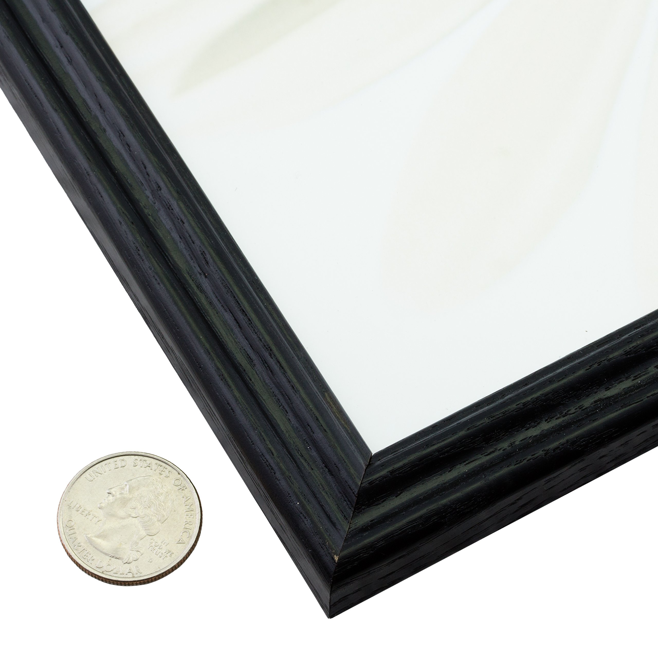 Craig Frames 14x22 Inch Black Wood Grain Picture Frame - Premium Poster Frame for Wall Art, Photos, and Certificates - Perfect for Home, Office, and Gallery Decor