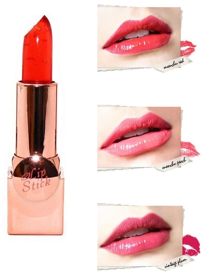 Long-Lasting Color Changing Lipstick - Moisturizing GEL Lipstick with Natural Ingredients for Hydrated Lips | Perfect for Daily Wear, Parties & Special Occasions