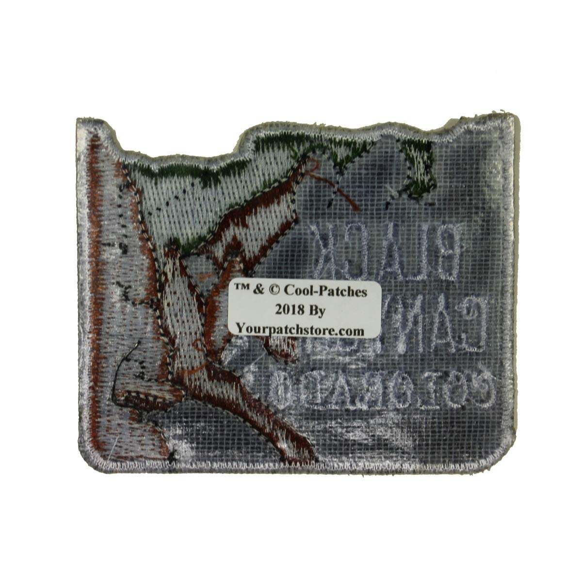 Black Canyon Colorado Patch - Embroidered Iron-On Applique for Travel & Outdoor Gear - Perfect for Hiking, Backpacks & National Park Souvenirs