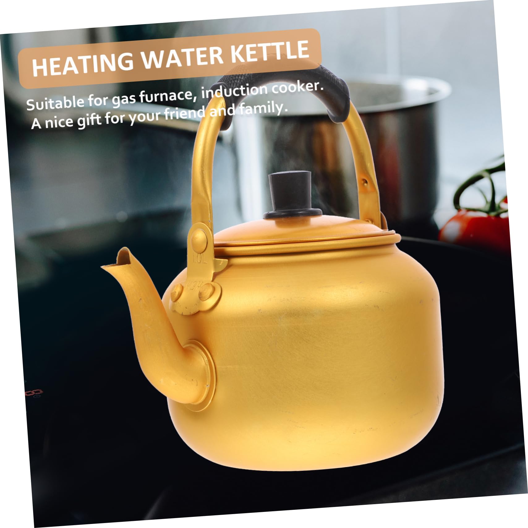 Cabilock 1pc Stainless Steel Whistling Tea Kettle - Perfect for Boiling Water, Brewing Tea & Rice Wine - Ideal for Home, Kitchen & Camping Use