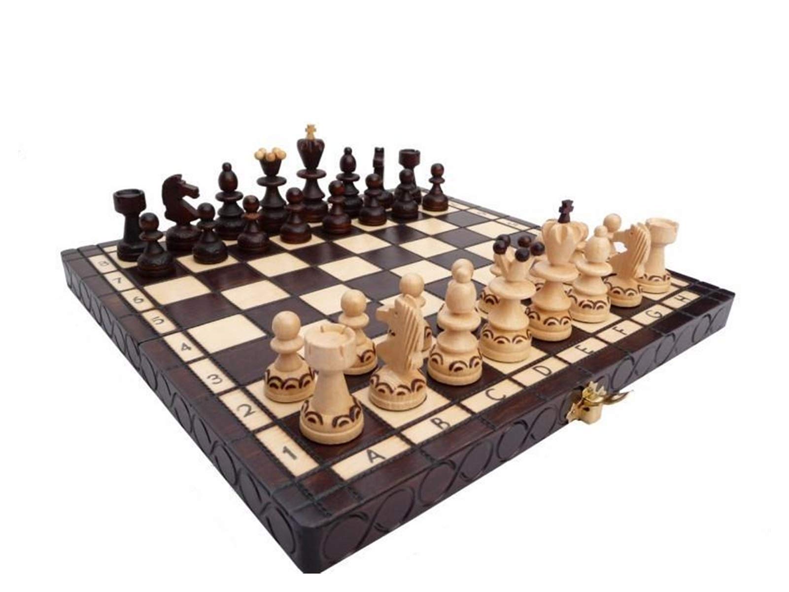 Magnetic Chess Set - International Travel Chess Game with Folding Board | Portable Resin Chess Set for Kids & Adults | Perfect for Travel, Home, and Office Play