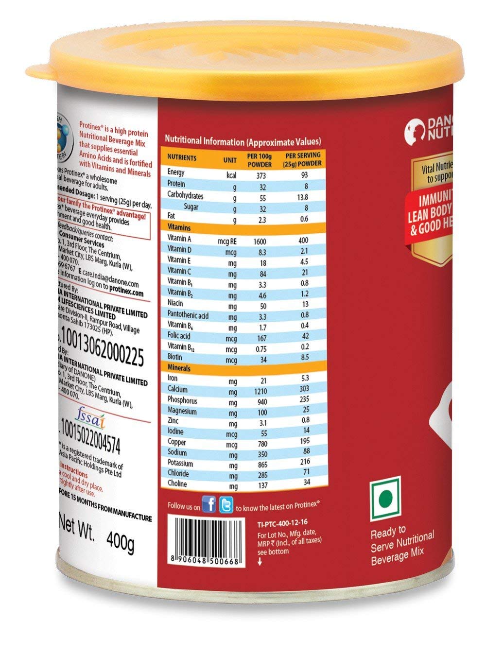 Protinex Chocolate Protein Powder - 250g (Pack of 3) | High Protein Nutrition for Muscle Recovery, Weight Gain & Healthy Lifestyle | Ideal for Gym, Sports & Daily Wellness