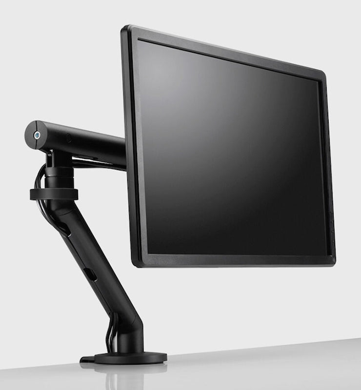 Dual Monitor Mount Stand for Computer Screens - Adjustable Ergonomic VESA Desk Clamp for Home Office & Gaming Setup (CBS Flo Model)