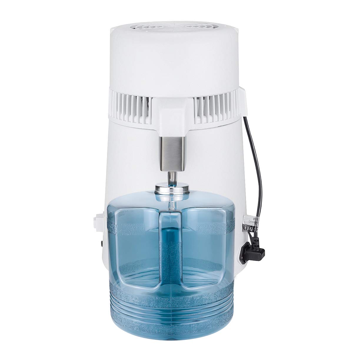 4L Pure Water Distiller Machine - 750W Home Water Purifier with 304 Stainless Steel | Countertop Distilled Water System for Drinking, Cooking, Baby Formula & Emergency Preparedness