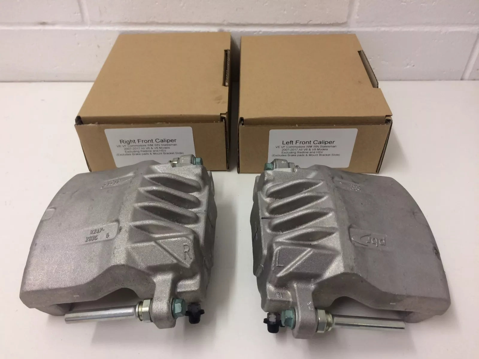 Genuine Holden Brake Caliper Set - Front Commodore Statesman VE VF WM WN V8 & V6 - Perfect for Performance Upgrades & DIY Car Repairs