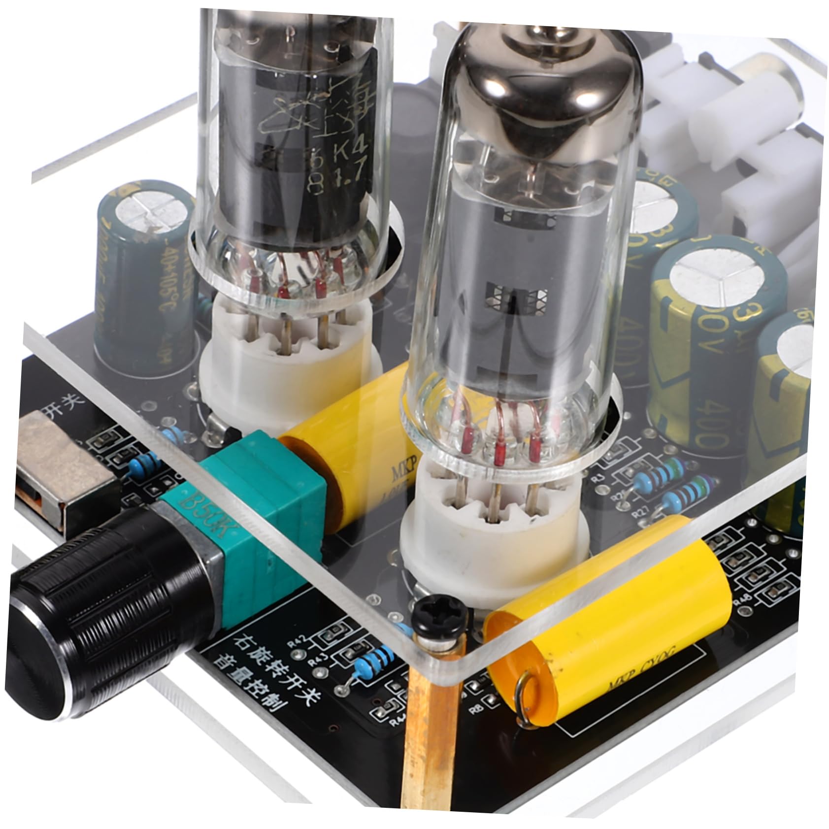 ARTIBETTER Vacuum Tube Preamp Stereo Phono Preamplifier Board for Turntable & Record Player - High-Fidelity Audio Enhancement for Vinyl Lovers & Home Theater Systems