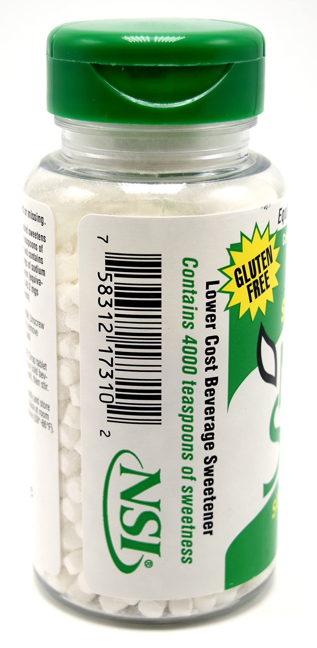 Necta Sweet Saccharin Tablets - 1 Grain Sugar Substitute (1000 Tablets per Bottle, Pack of 20) | Ideal for Baking, Coffee, Tea & Low-Calorie Diets