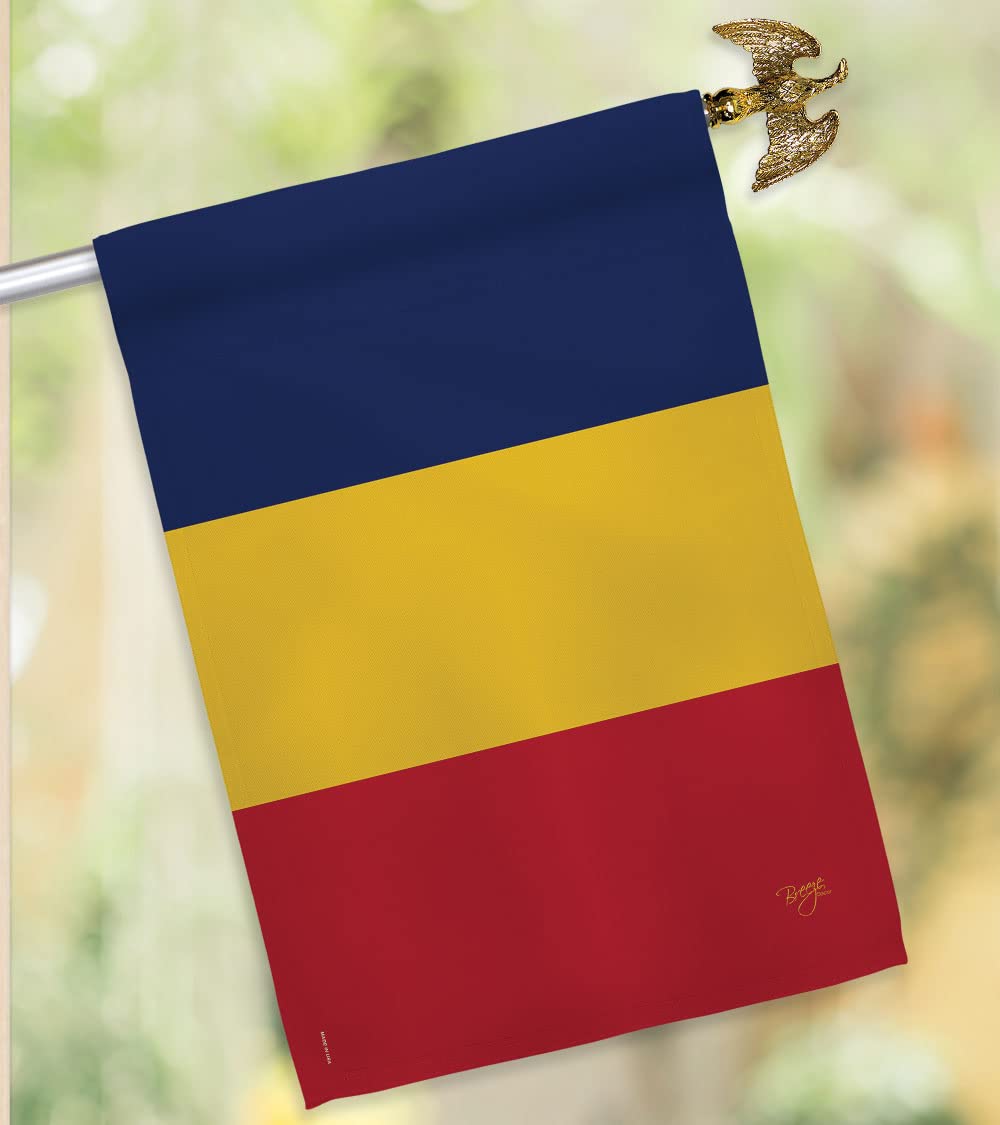 Chad Nationality House Flag Set 28x40