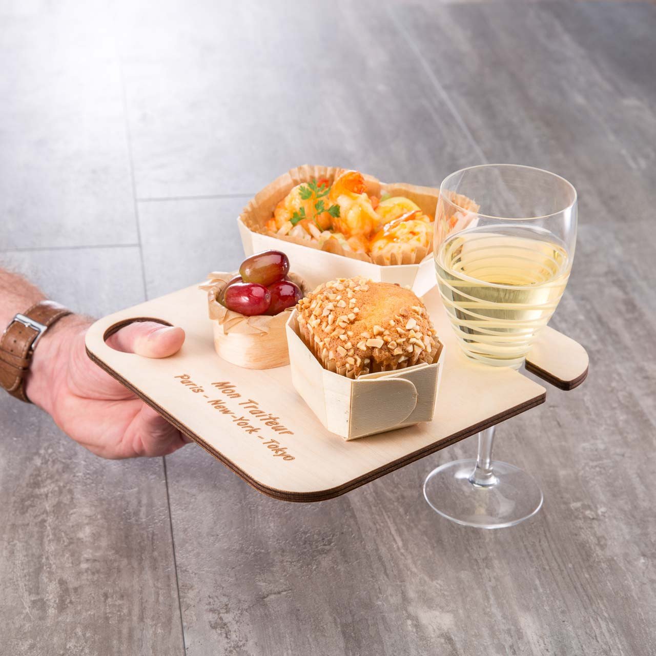Large Cocktail and Event Board - Premium Charcuterie Serving Tray for Parties, Weddings & Entertaining - Perfect for Cheese, Fruits & Appetizers