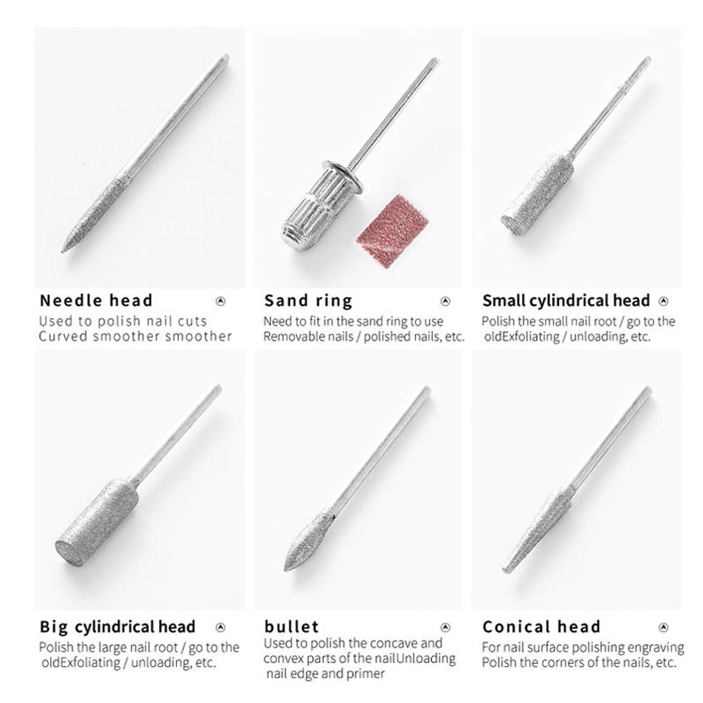 Professional Electric Nail Drill Kit - Portable Pen-Shaped Manicure Tool for Acrylic Nails, Finger & Toe Care (Green) | Perfect for Home Salon, Nail Art & DIY Nail Care