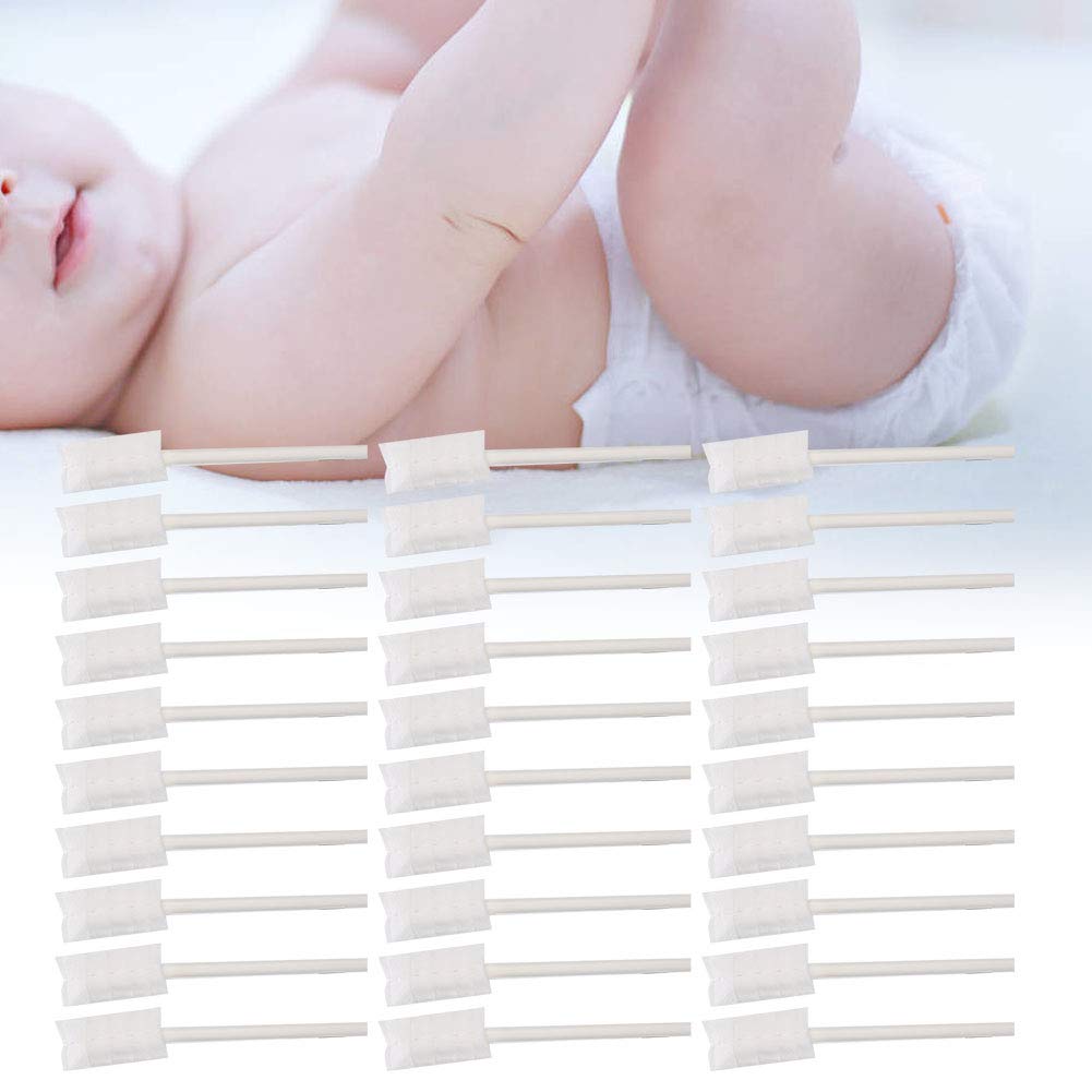 30 Pack Disposable Baby Tongue Cleaners - Gentle Infant Mouth Cleaning Sticks & Sponge Toothbrushes for Newborn Oral Hygiene - Perfect for Travel, Daycare, and Home Use