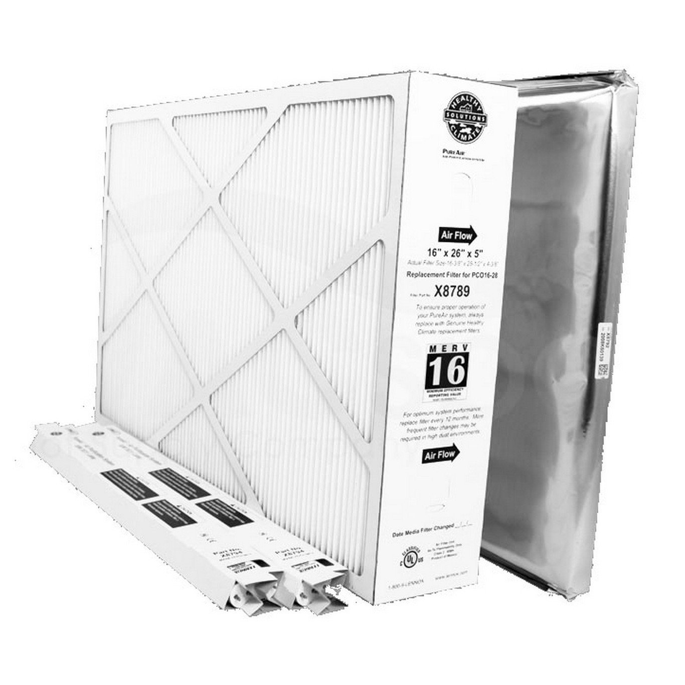 Lennox X8796 Replacement Maintenance Kit for PCO16-28 Air Cleaner Filters | HVAC System Air Purifier Parts | Perfect for Home & Office Air Quality Improvement