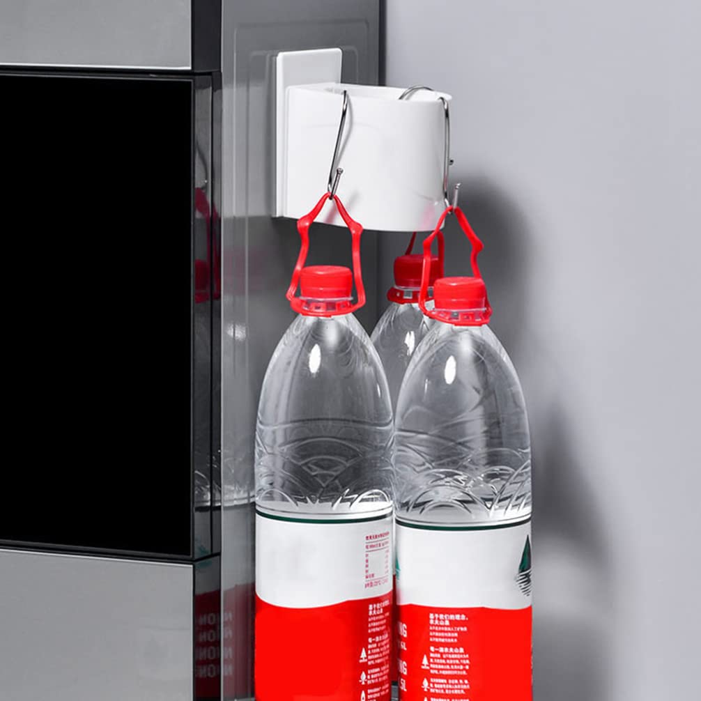Plastic Paper Cup Holder & Dispenser for Water Cooler - Stackable Cup Organizer Rack with Hanging Storage Container for Office, Kitchen, or Break Room Use