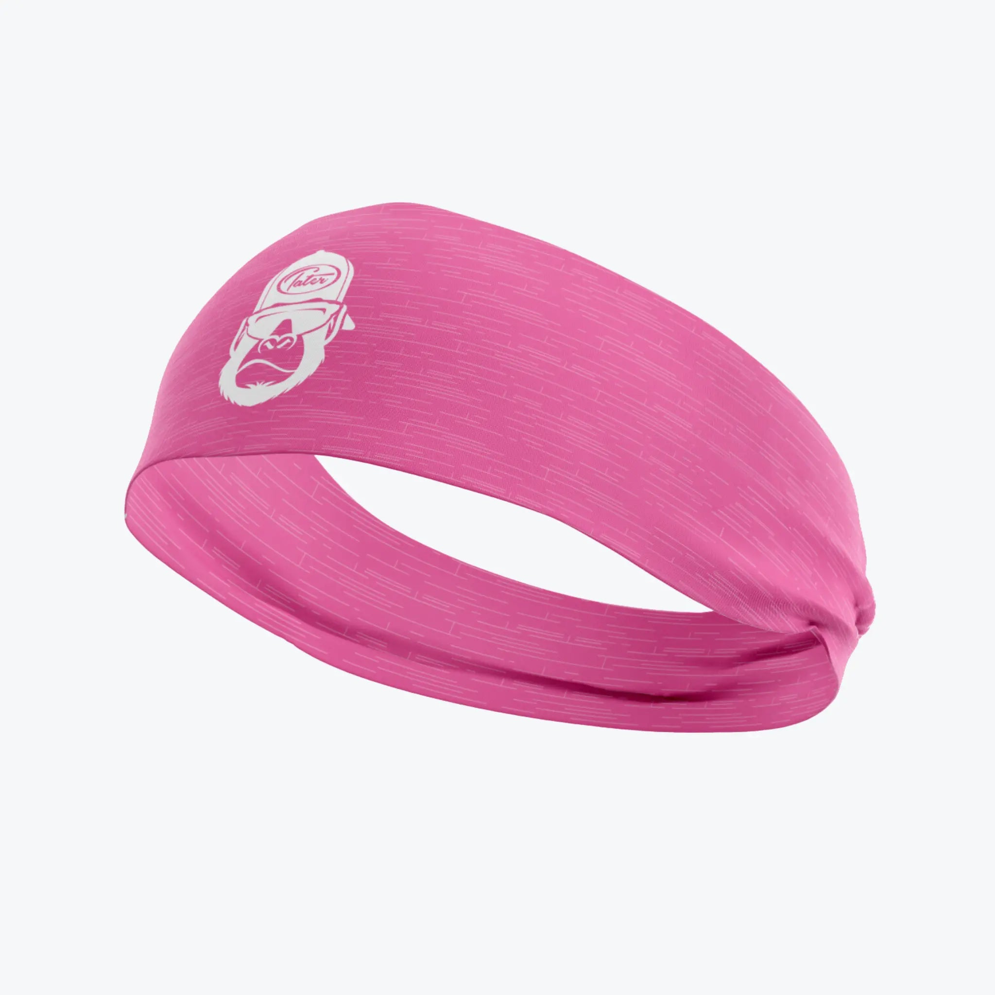 Pink Kong Headband for Women - Soft & Stretchy Hair Band for Workouts, Yoga, Running, and Sports - Non-Slip Comfortable Head Wrap Accessory