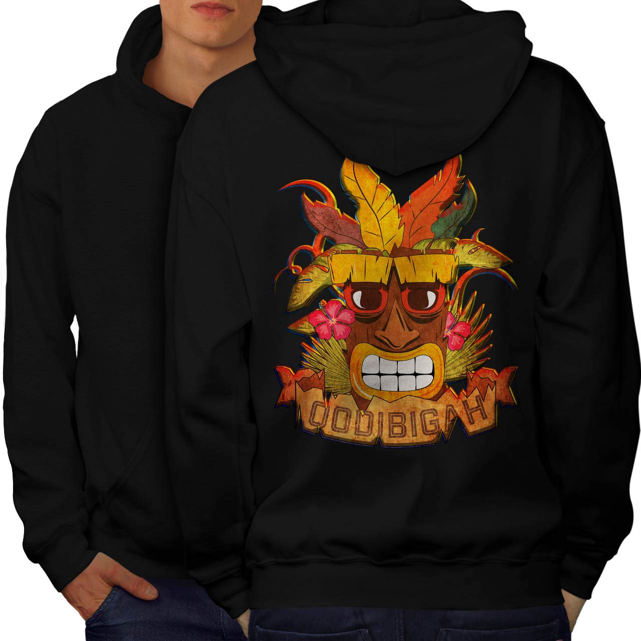 Wellcoda Crash Bandicoot Men's Hoodie - Gaming Printed Pullover Sweatshirt for Casual Wear & Video Game Fans