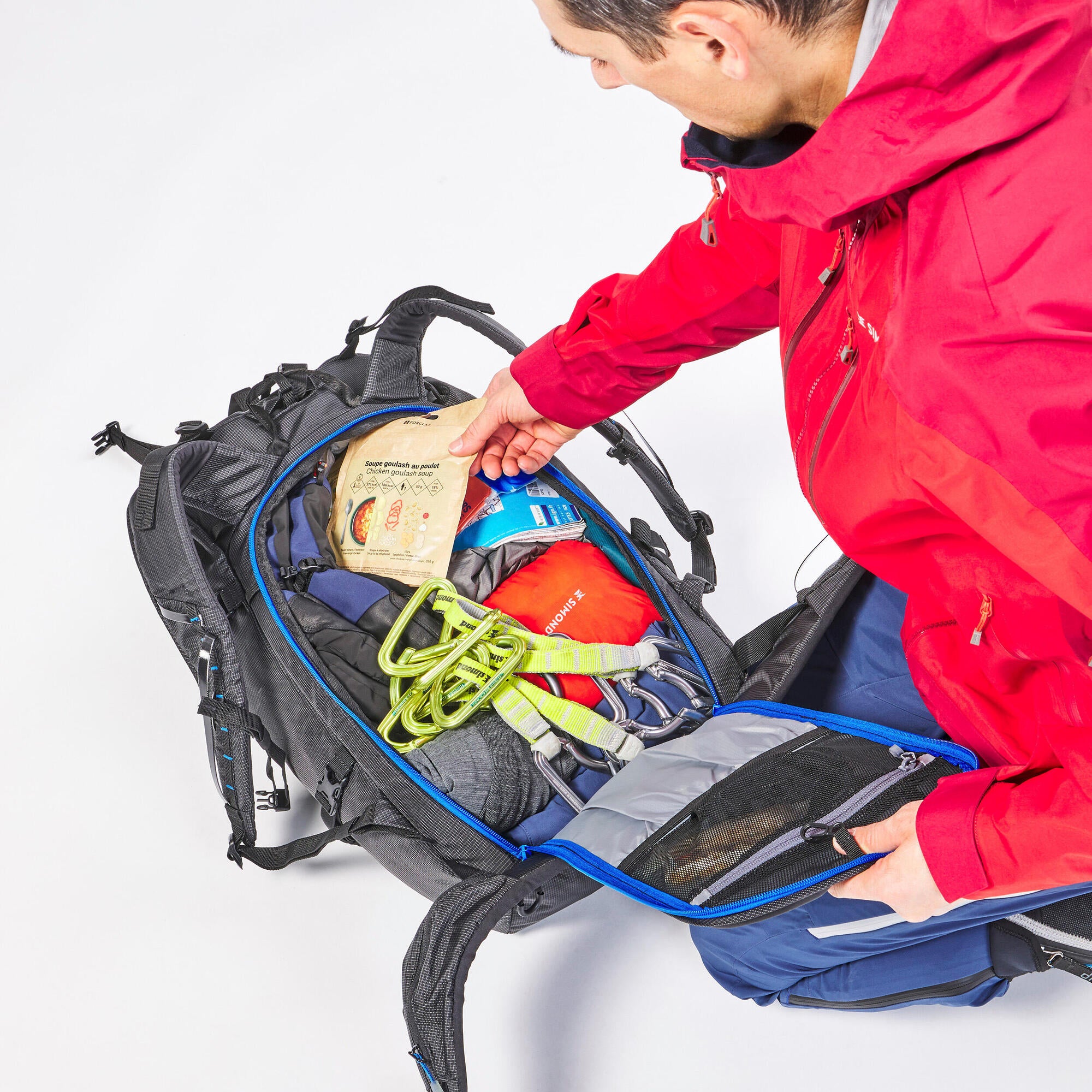 Simond Alpinism Evo 40L Mountaineering Backpack - Lightweight Climbing Pack for Hiking, Trekking & Alpine Adventures | Durable Waterproof Design for Outdoor Enthusiasts