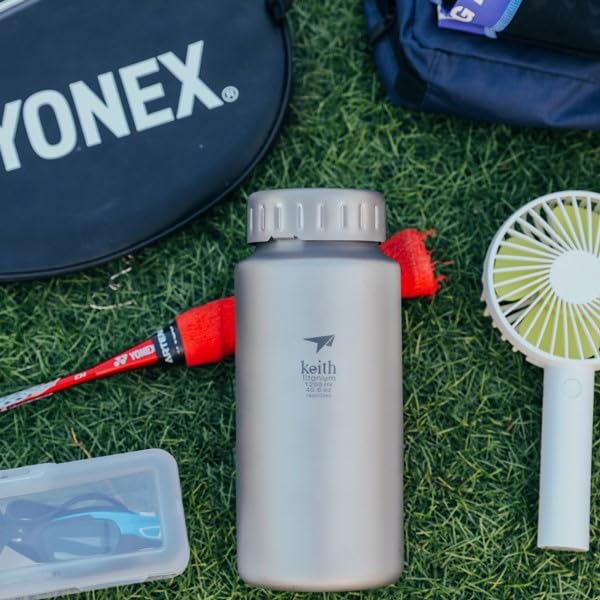 Premium 1.2L Titanium Sports Water Bottle - Lightweight, Durable & BPA-Free for Hiking, Gym & Outdoor Adventures