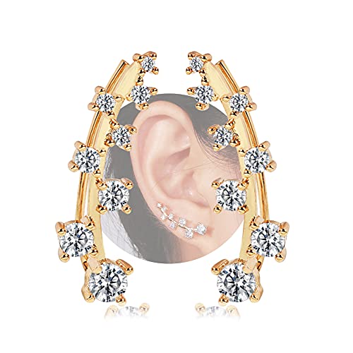 Gold cz Earrings