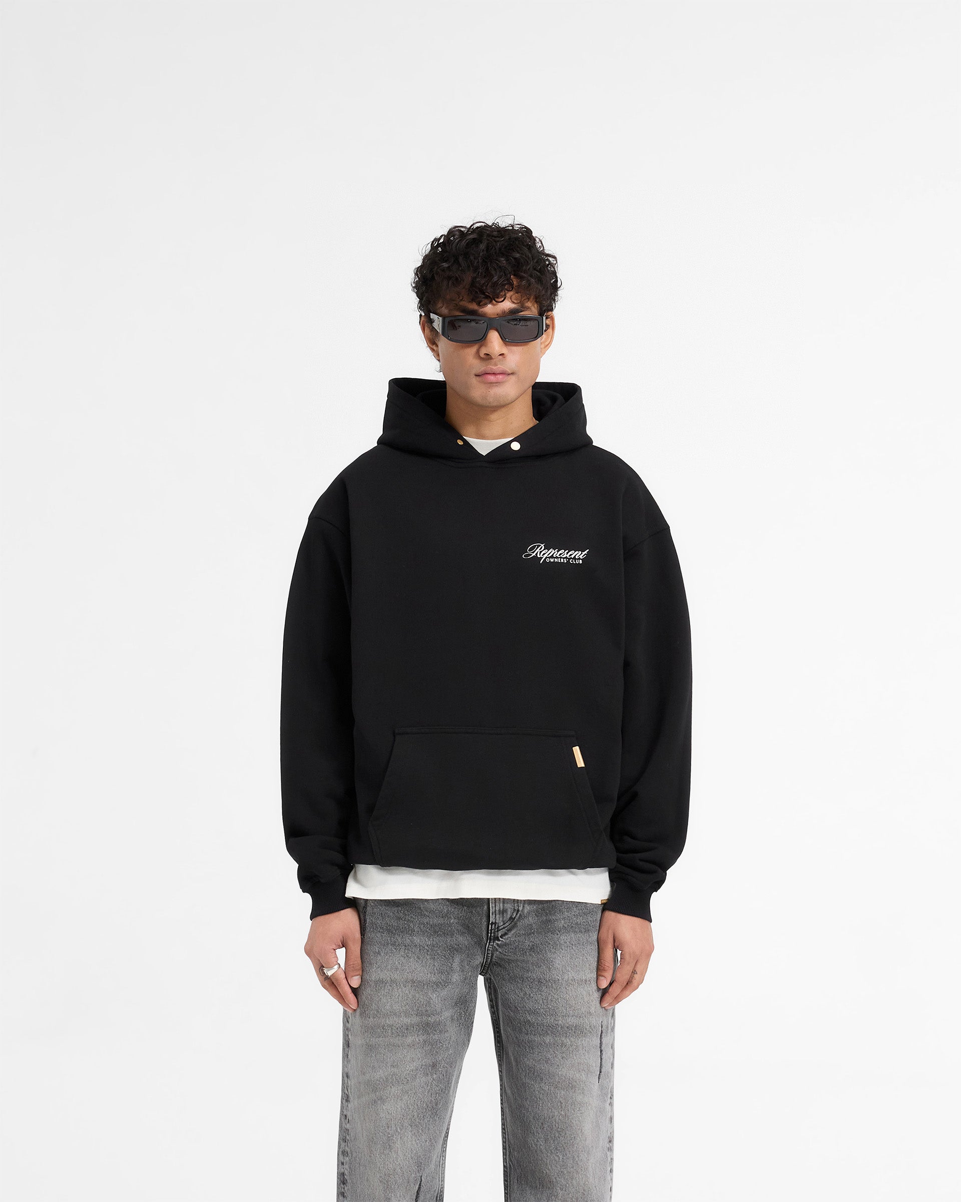 Represent X Harrods Bear Owners Club Hoodie - Jet Black | Premium Streetwear Hooded Sweatshirt for Men & Women | Perfect for Casual Wear, Street Style & Urban Fashion