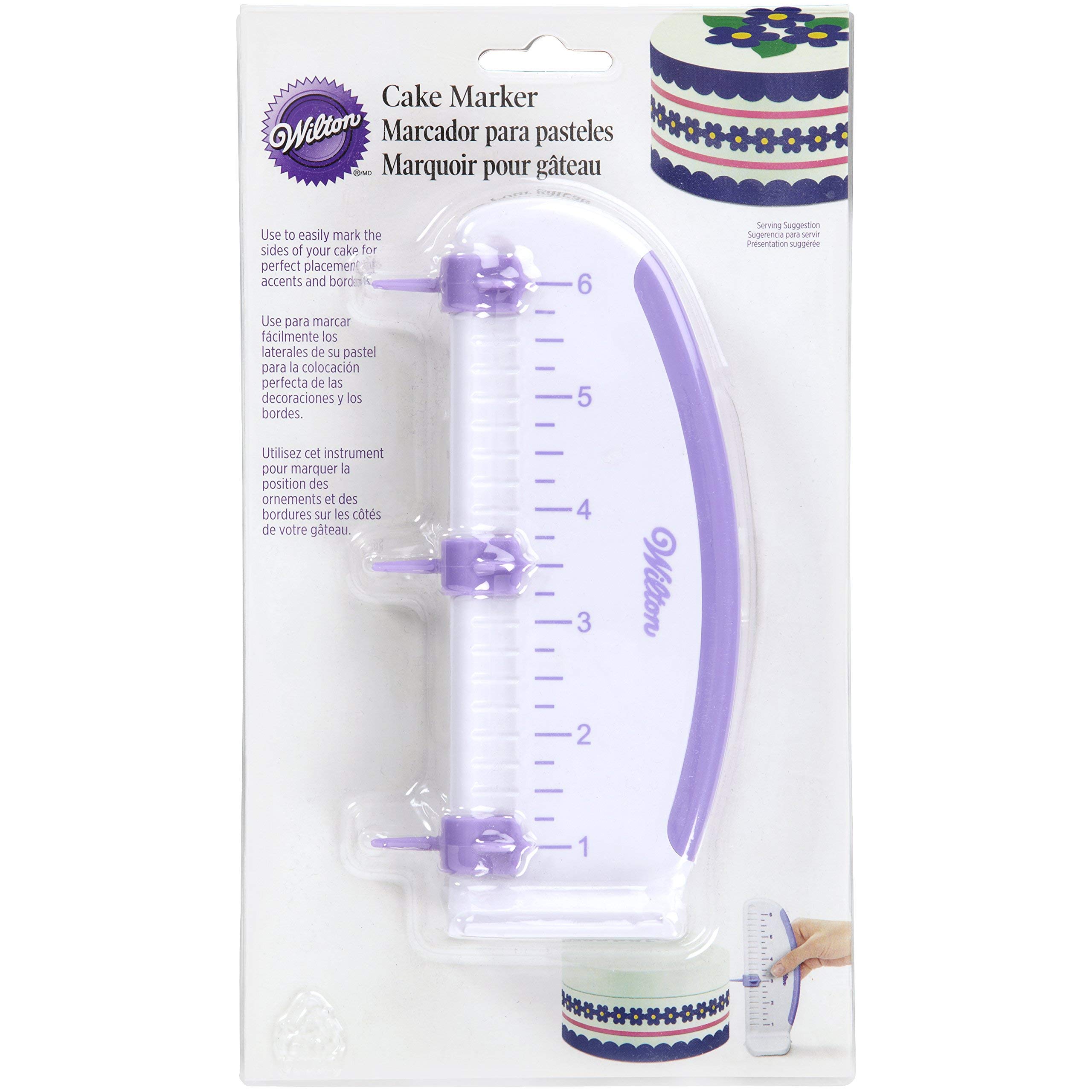 Wilton Cake Marker - Professional Cake Decorating Tool for Perfect Layers & Designs | Ideal for Birthday Cakes, Wedding Cakes & Baking Enthusiasts