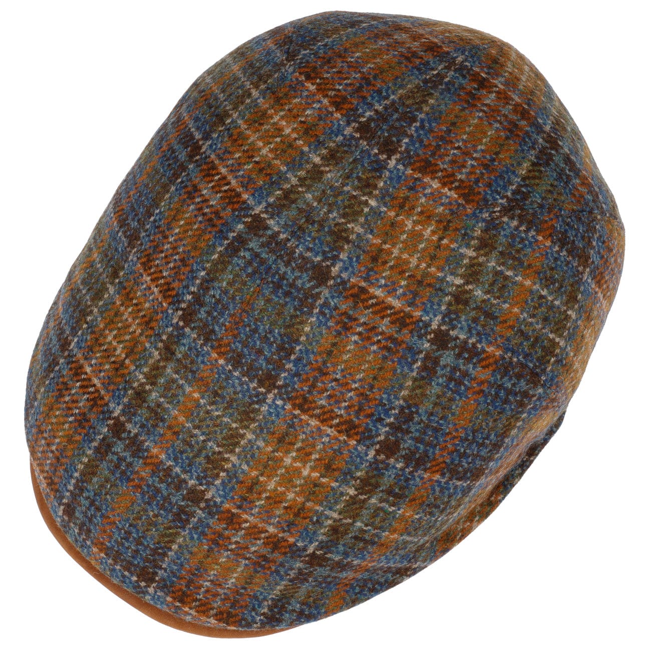 Mayser Marzio Check Zechbauer Flat Cap - Stylish Wool Men's Hat for Casual & Formal Wear | Perfect for Autumn, Winter & Outdoor Activities