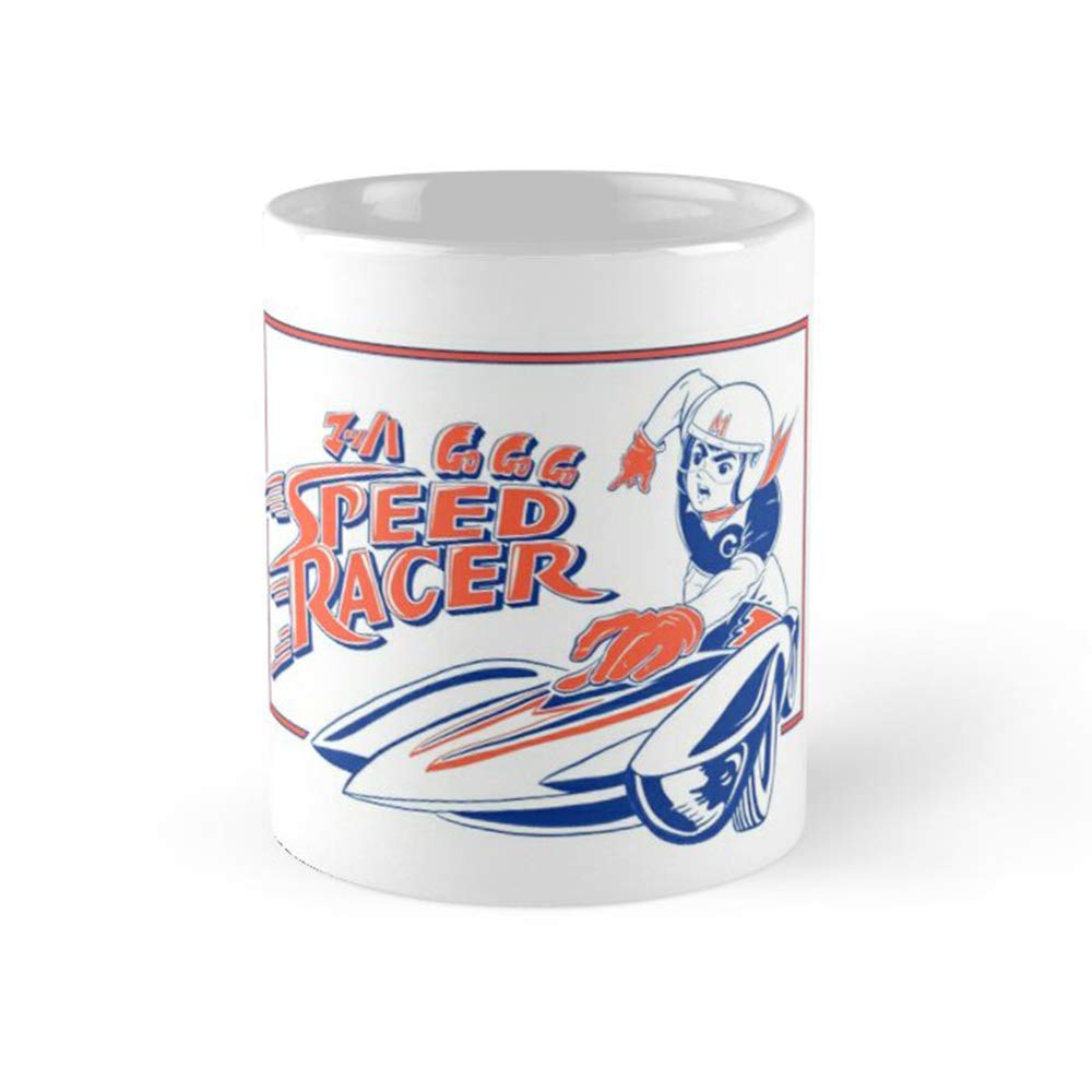 Speed Racer Graphic Coffee Mug - 11oz Ceramic Tea Cup for Hot & Cold Drinks - Perfect for Office, Home, Gifts & Anime Fans