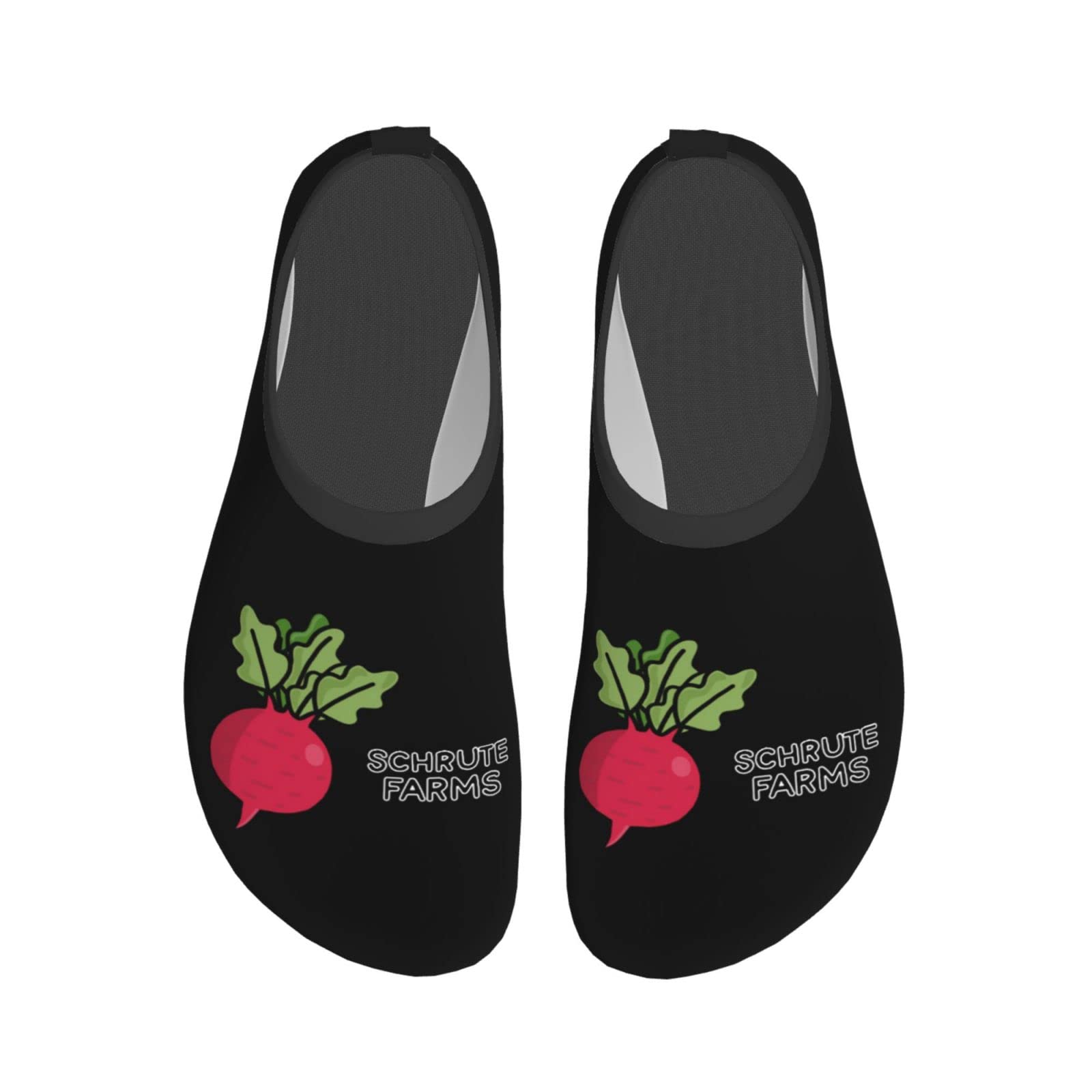 AMMEDA Schrute Farms Beets Water Shoes for Men & Women - Quick-Dry Beach Shoes for Swimming, Surfing, and Water Sports