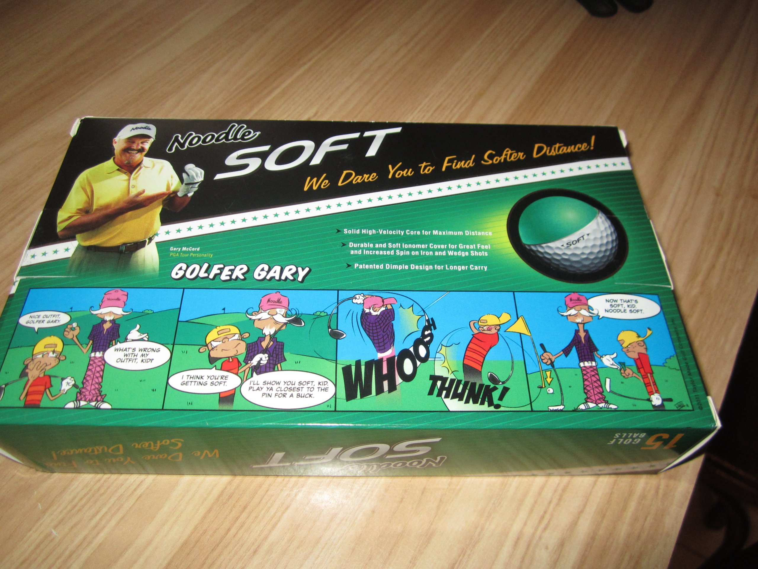 Premium Noodle Soft Golf Balls - Pack of 15 Long Distance Practice Balls for Driving Range & Backyard Training | High Visibility & Ultra Soft Feel
