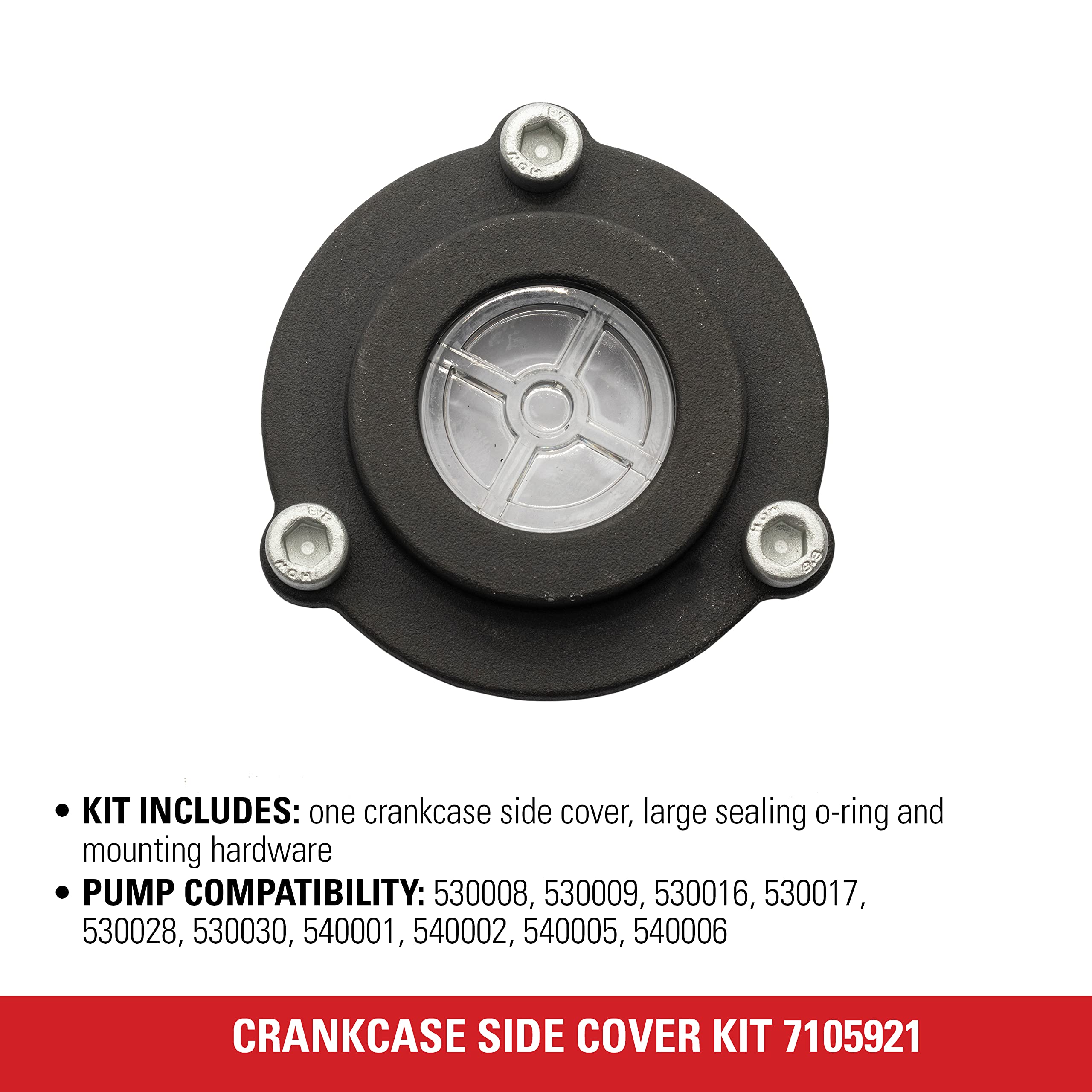 Simpson Pressure Washer Pump Cover Kit - Black for Easy Repair