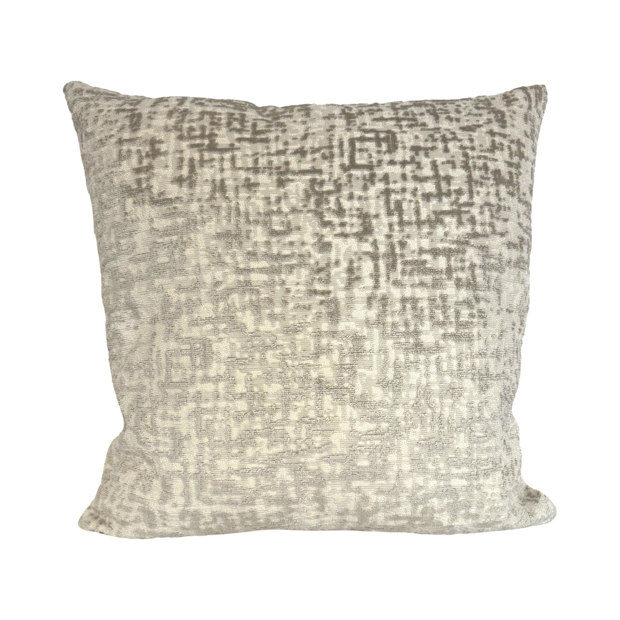 Luxury Velvet Pillow Cover with Cross Hatch Design - Soft & Durable Decorative Throw Pillow Case for Sofa, Bedroom, Living Room - Home Decor Accessories (18x18 Inches)