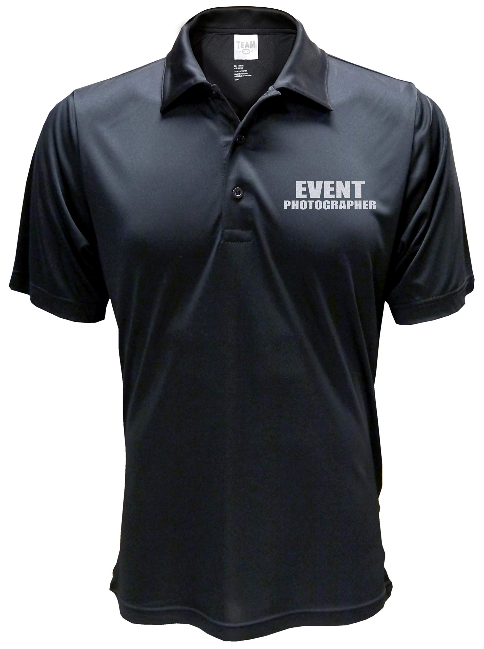 Smart People Performance Polo Shirt - Moisture Wicking Technology & Reflective Design for Photographers - Perfect for Outdoor Events, Sports & Nighttime Activities