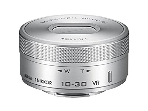 Nikon 1 NIKKOR VR 10-30mm f/3.5-5.6 PD Zoom Lens (Silver) - Compact & Lightweight for Travel Photography, Vlogging & Everyday Shooting