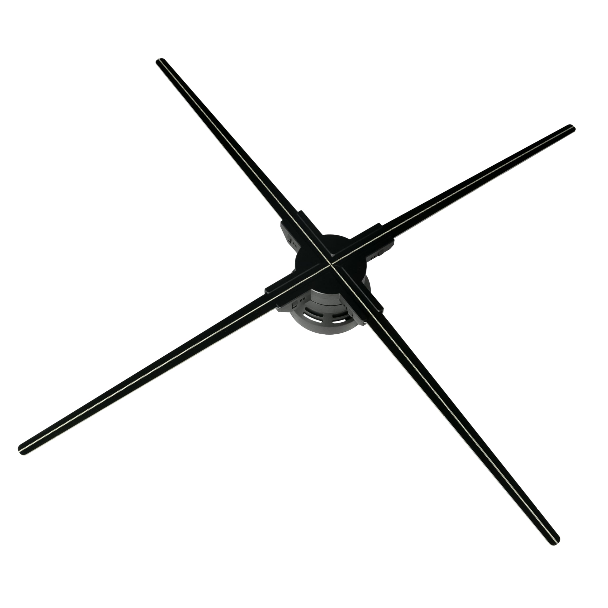 GIWOX 29.5 Inch 3D Hologram Fan - Ultra HD LED Holographic Display with 1184 Lamp Beads, Naked Eye 3D Video Projector for Advertising, Trade Shows & Retail Displays | Perfect for Storefronts, Exhibitions & Event Marketing