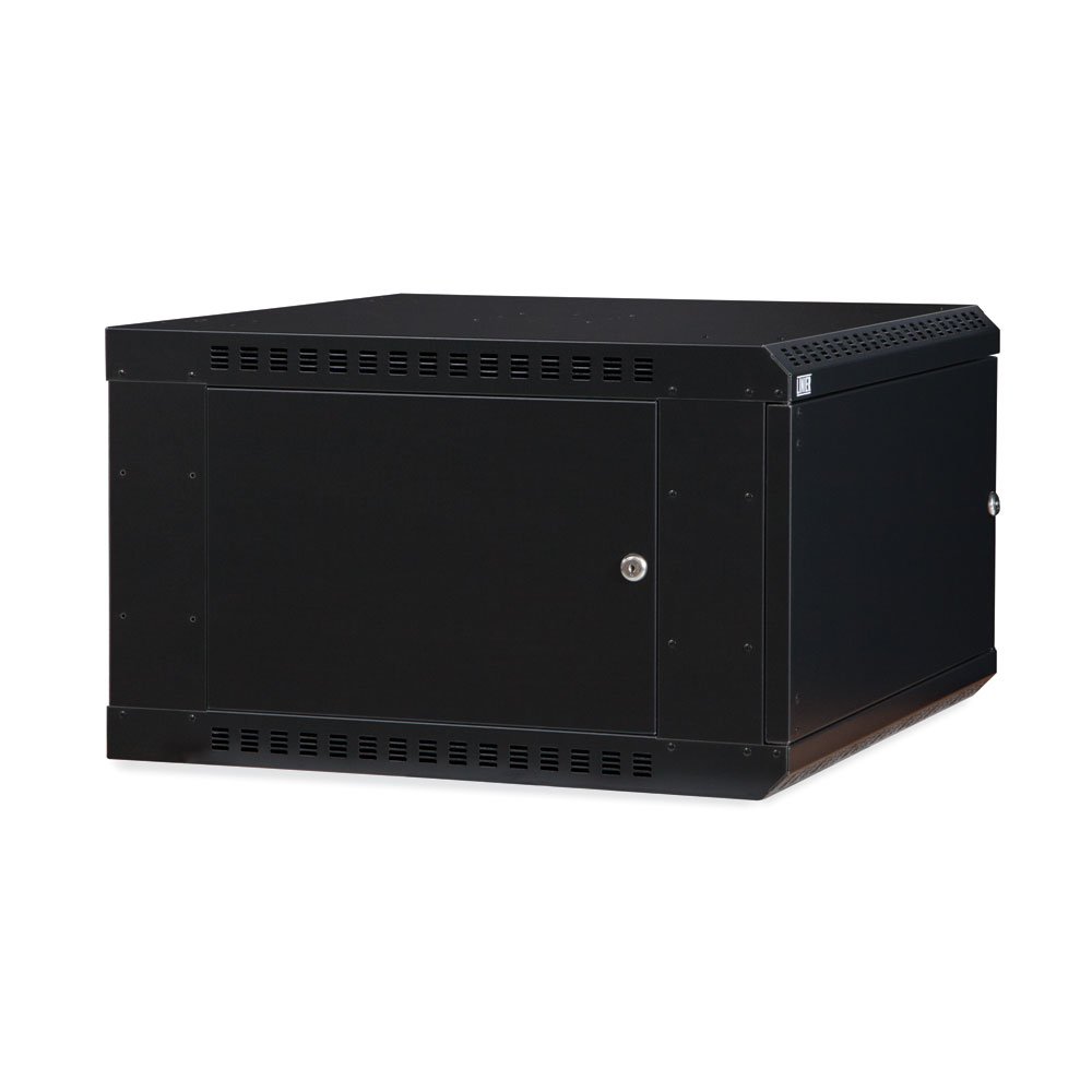 6U Wall Mount Cabinet with Solid Door - Ideal for Network & Server Racks