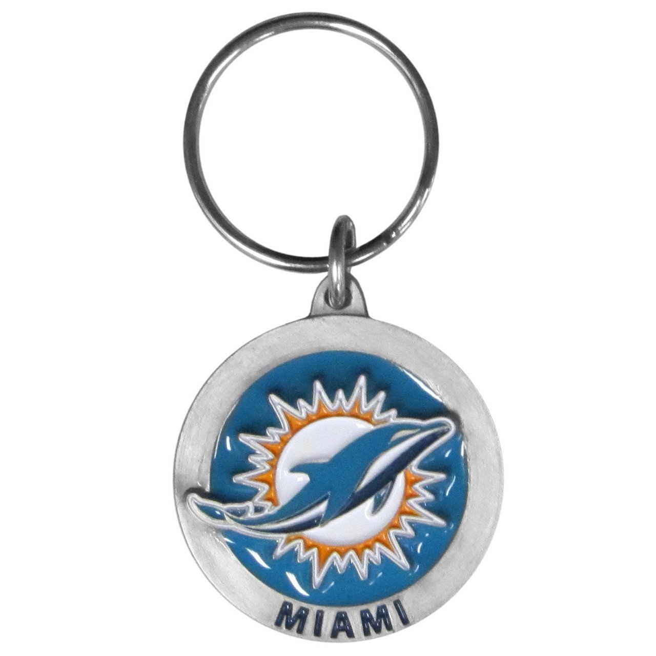 Siskiyou Sports Unisex Carved Zinc Keychain - Durable & Stylish Key Ring for Everyday Use, Travel, and Gifts
