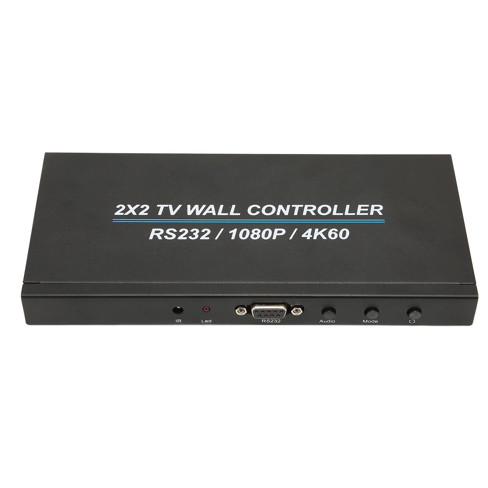 Zunate 2022 2x2 HDMI Video Wall Controller - 4K@60Hz 1080P HD Multi-Format (2X1, 3X1, 4X1, 1X2, 1X3, 1X4, 2X2) for TV Splicing Display - Perfect for Digital Signage, Conference Rooms & Home Theater (Black)