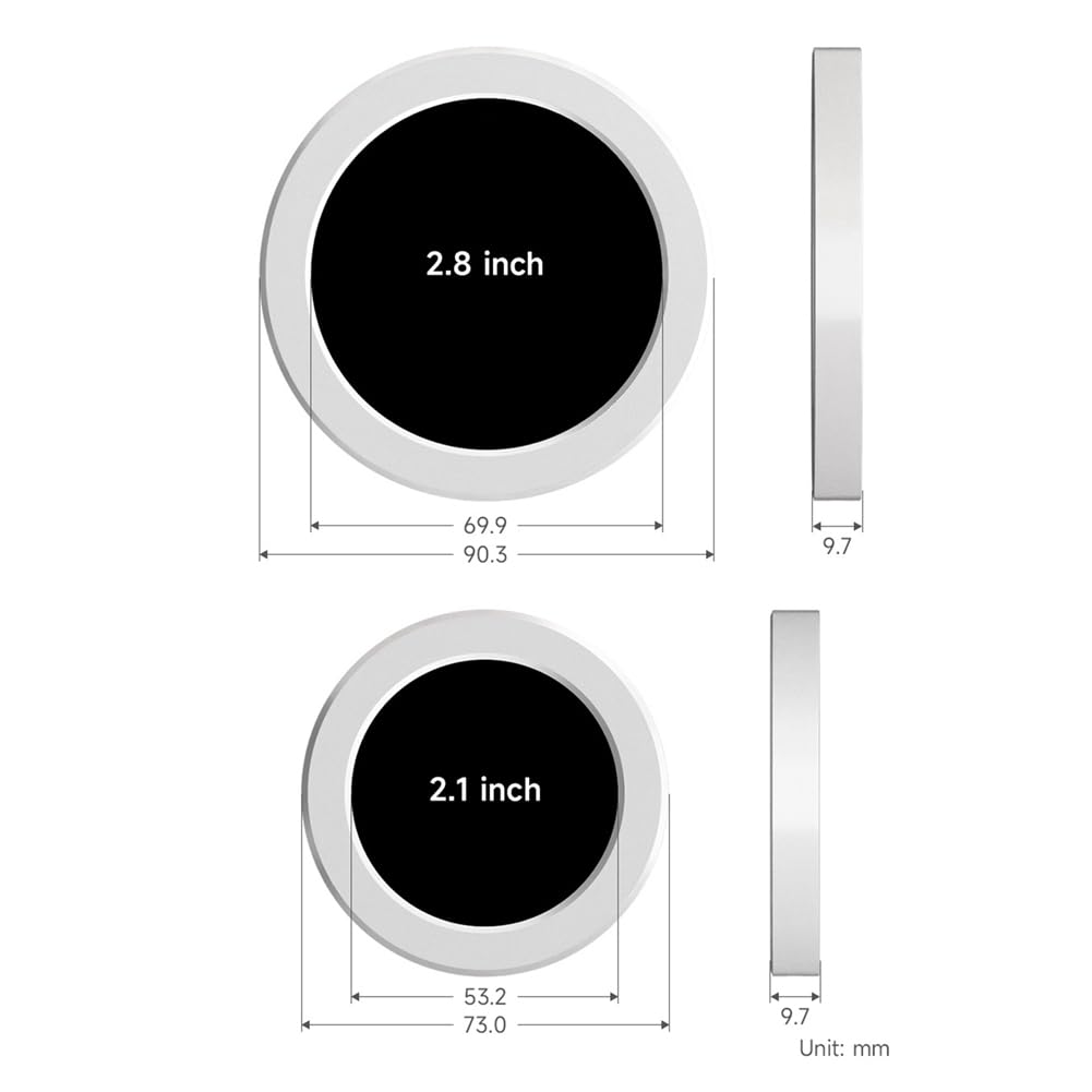 Round Screen USB Drive-Free Water-Cooled PC Case Secondary Display with CPU Temperature Monitor - Perfect for Gaming Rigs, Streaming Setups & Custom PC Builds