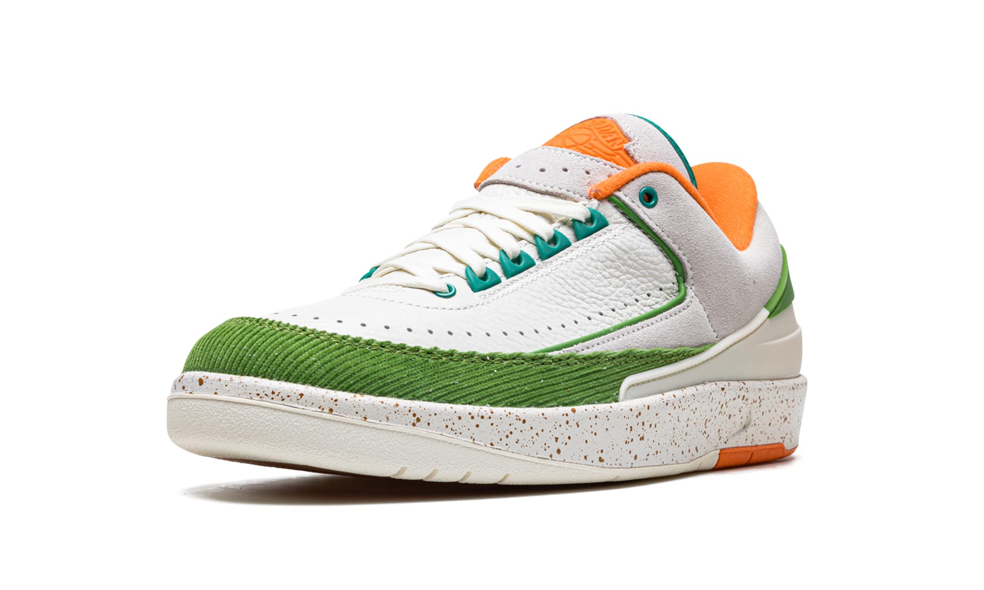 Nike Women's Air Jordan 2 Low Retro Sneakers DV6206-183 - Titan/White - Size 9.5 - Comfortable Casual & Streetwear Fashion Shoes for Women