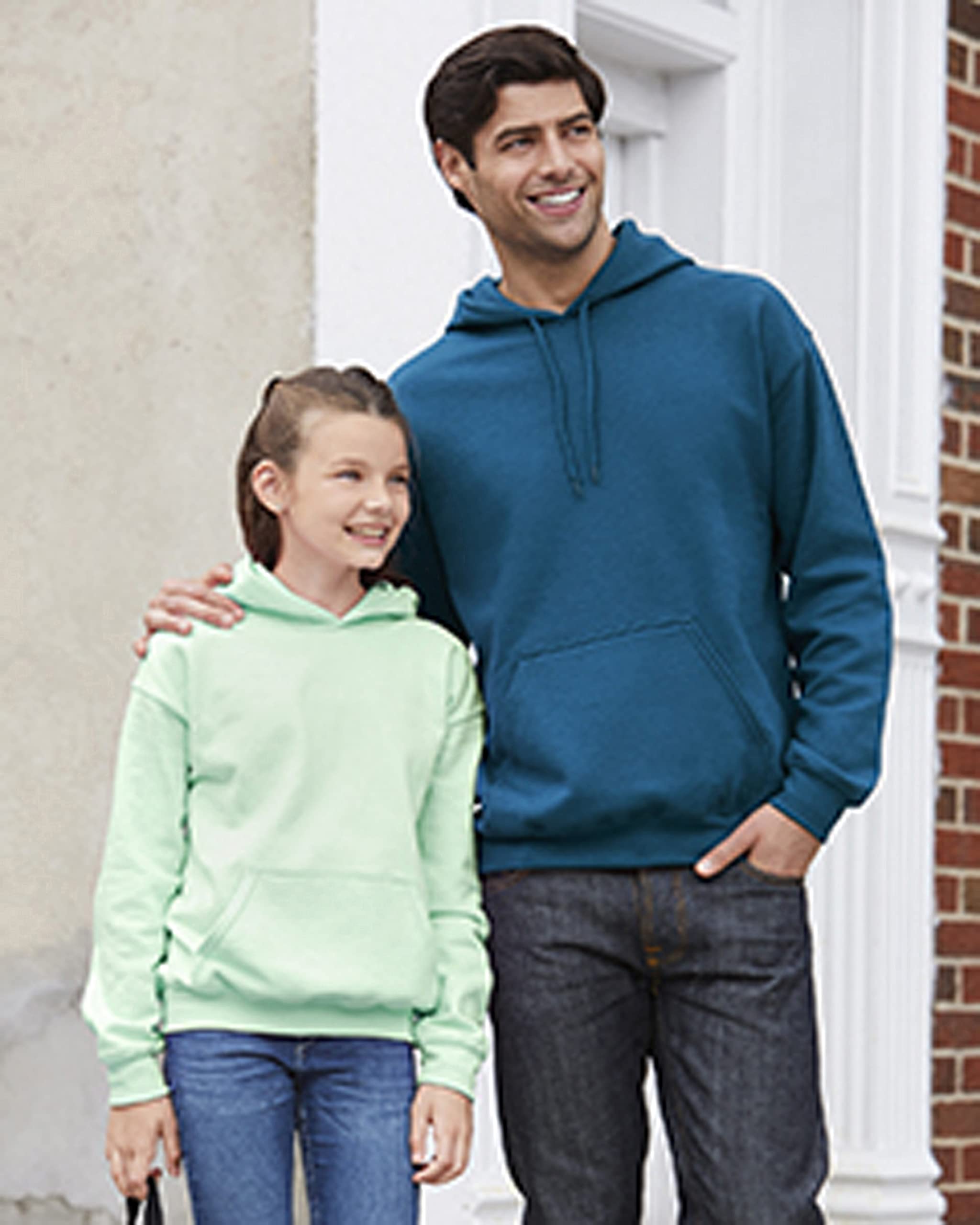 Gildan Men's Heavy Blend Hooded Sweatshirt - Safety Green | Comfortable Cotton Pullover Hoodie for Casual Wear, Work & Outdoor Activities
