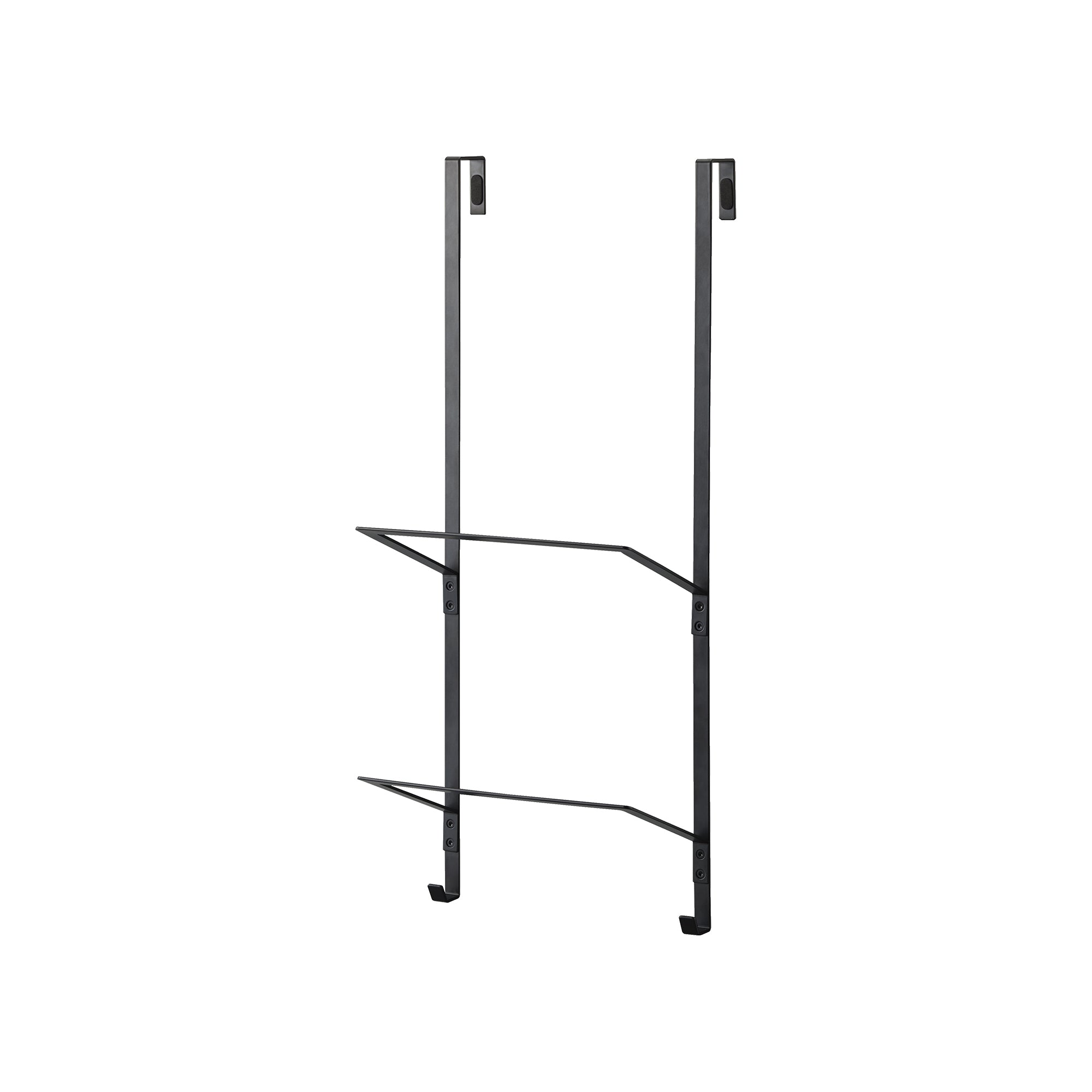 Over the Door Fitness Equipment Hanger - Heavy Duty Steel Organizer for Yoga Mats, Resistance Bands & Workout Gear - Perfect for Home Gym, Garage & Closet Storage