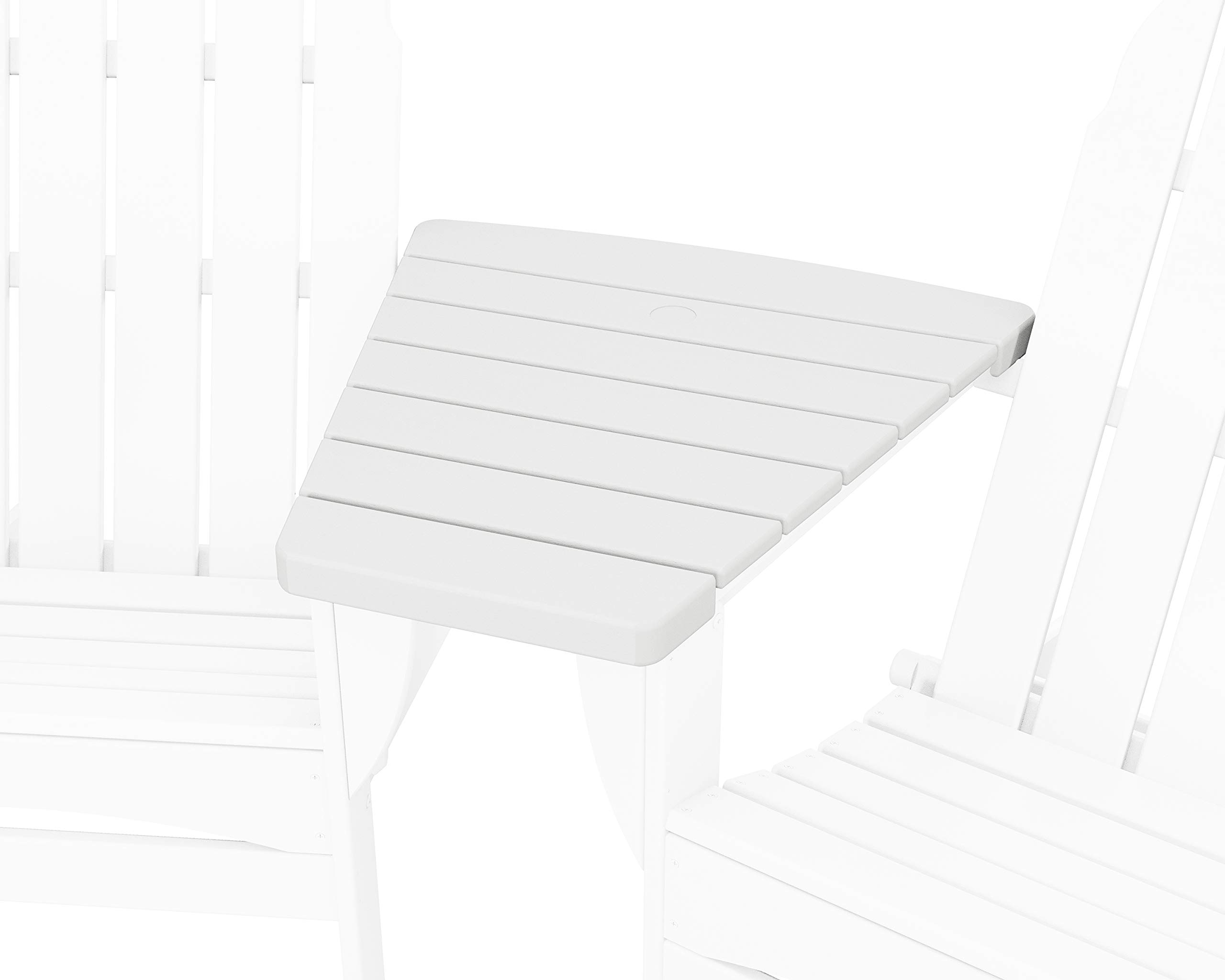 POLYWOOD® Outdoor Dining Table - White - Weather-Resistant Durable Plastic - Perfect for Patio, Deck, and Garden Dining