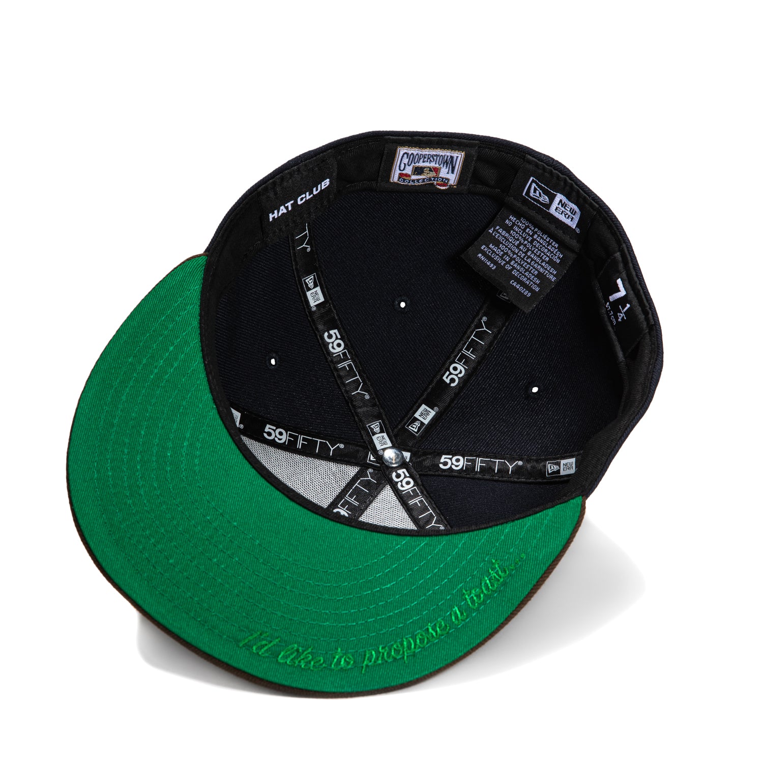 New Era 59Fifty MLB New York Mets 50th Anniversary Patch Snapback Hat - Navy & Brown Baseball Cap for Men, Women - Perfect for Games, Tailgating & Sports Fan Gifts