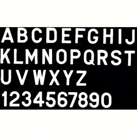 Bernard Engraving PS30WH 3 Inch White Letter Stickers - Self-Adhesive Vinyl Decals for DIY Crafts, Scrapbooking, Home & Office Decor