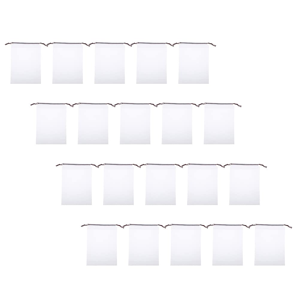FOMIYES 40pcs Artificial Eyelash Drawstring Pouches - Small Gift Bags for Candy, Jewelry, Party Favors & Wedding Supplies | Perfect for Makeup Storage, Travel Organizer & Beauty Accessories