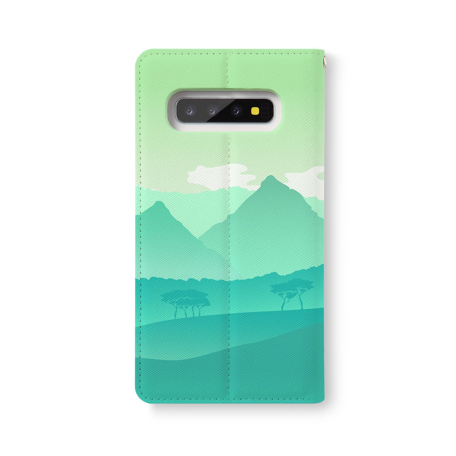 Samsung Wallet Case - Slim Watercolor Design for Galaxy Phones | Perfect for Travel, Work & Everyday Use