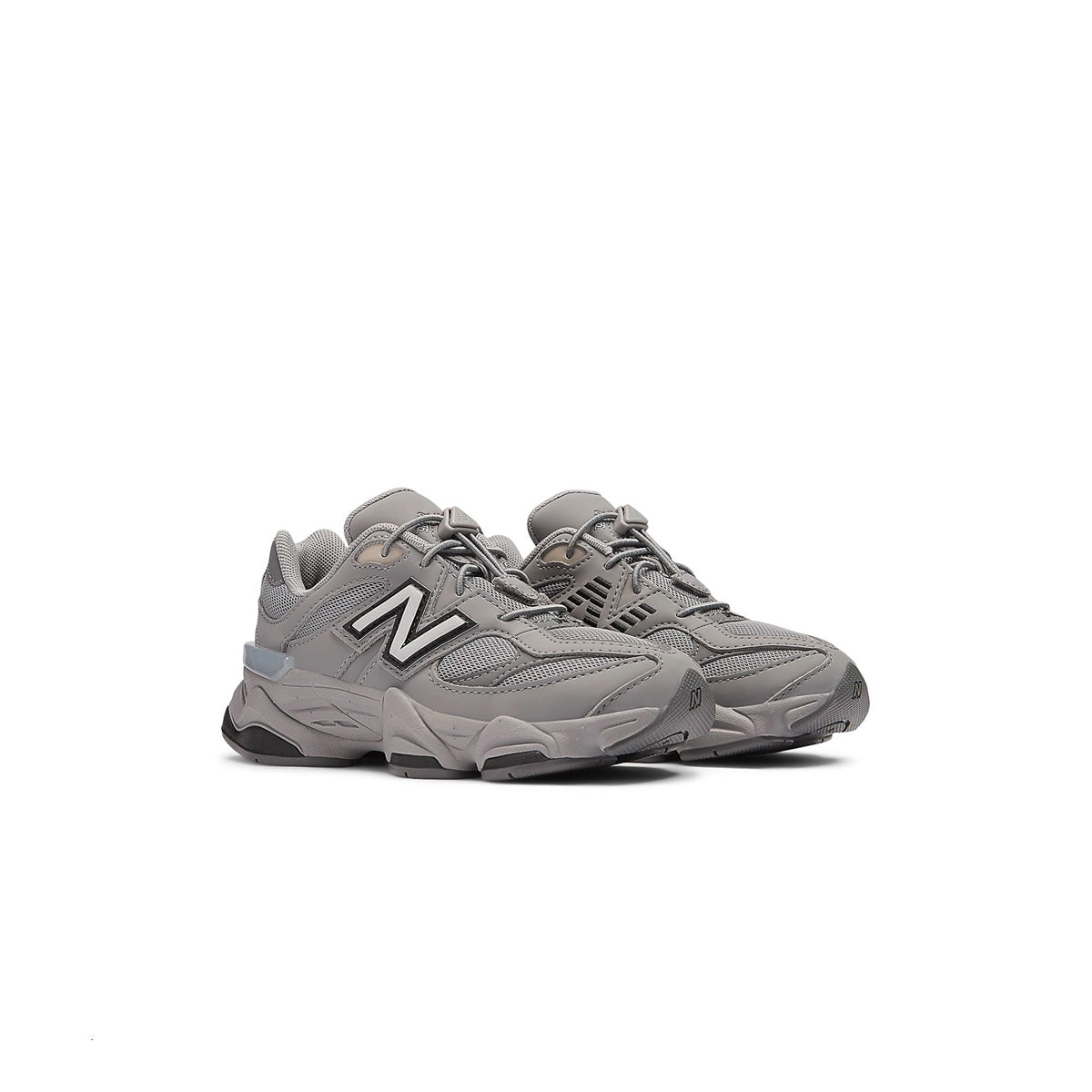 Kids 9060 'Shadow Grey Black' Sneakers - Lightweight Breathable Running Shoes for Boys & Girls - Perfect for School, Sports & Daily Wear